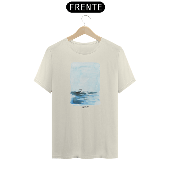 Surfista em Aquarela – Linha OLD SCHOOL CLASSIC