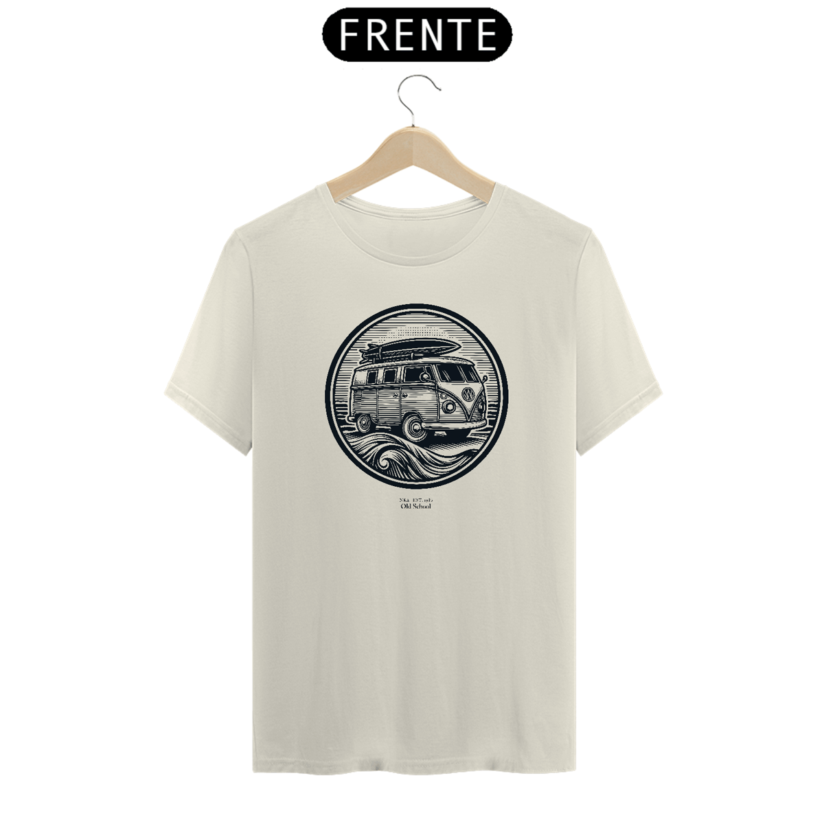 Nome do produto: Kombi Wave Badge – Linha OLD SCHOOL CLASSIC
