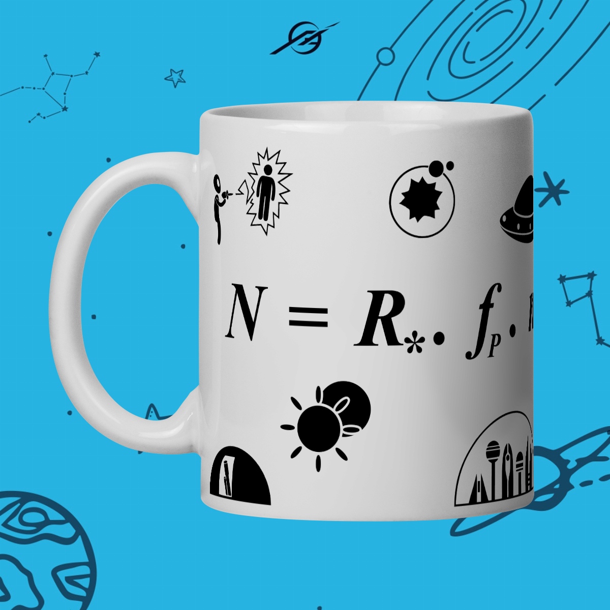 Nome do produto: Caneca Drake Equation