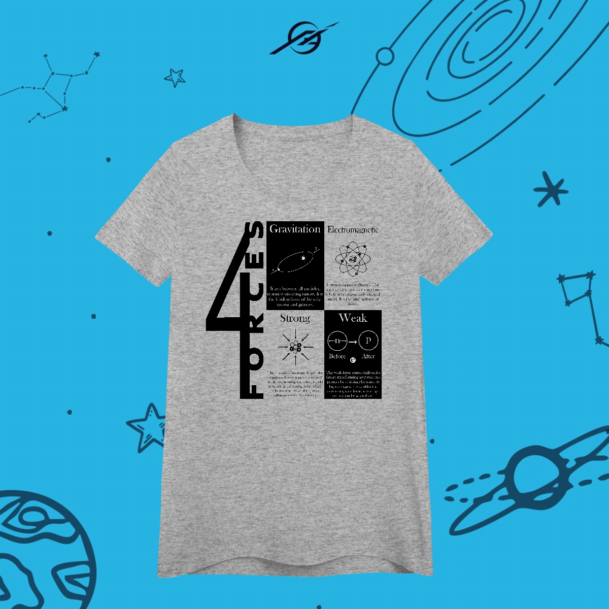 Nome do produto: Camiseta Feminina Four Forces