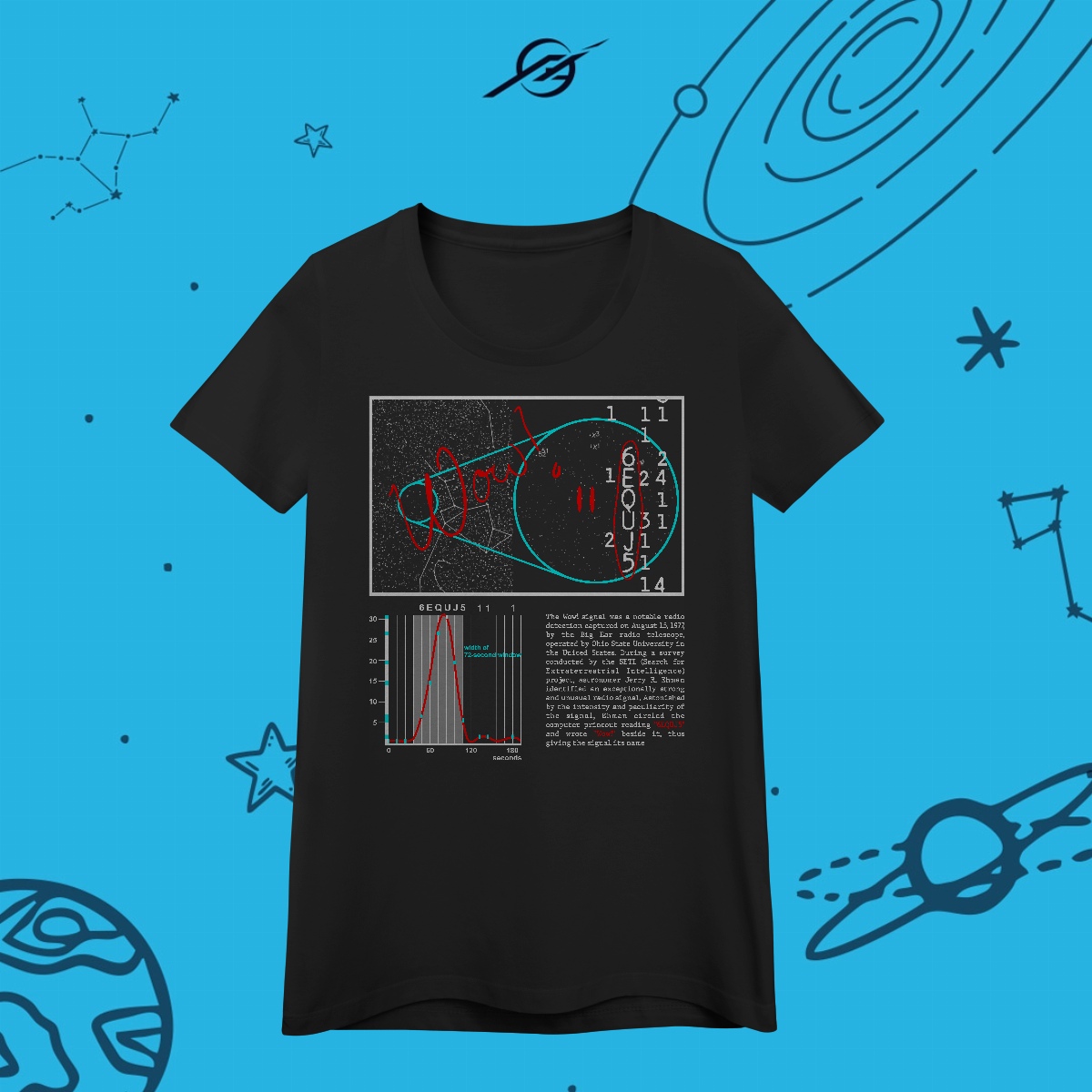 Nome do produto: Camiseta Feminina Wow Signal