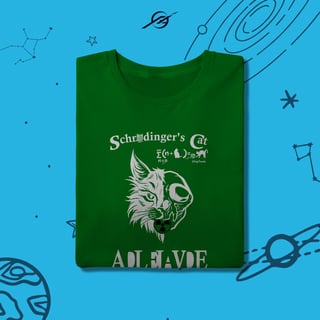 Nome do produto Camiseta Masculino Schrodinger Cat