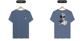 Nome do produto Camiseta T-Shirt Estonada Estátua Pixelizada