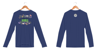 Nome do produto Camiseta Manga Longa Sport Proteção UV Dry Viva De Acordo Com A Natureza