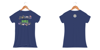 Nome do produto Camiseta Feminina Baby Long Sport Proteção UV Dry Viva De Acordo Com A Natureza