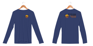 Nome do produto Camiseta Manga Longa Sport Proteção UV Dry Quando Se Navega Sem Destino