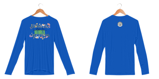 Nome do produto Camiseta Manga Longa Sport Proteção UV Dry Viva De Acordo Com A Natureza