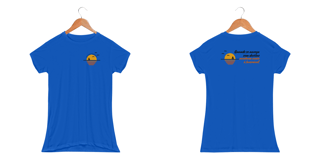 Nome do produto Camiseta Feminina Baby Long Sport Proteção UV Dry Quando Se Navega Sem Destino