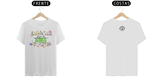 Camiseta T-Shirt Quality Viva De Acordo Com A Natureza