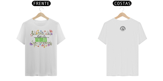 Camiseta T-Shirt Prime Viva De Acordo Com A Natureza