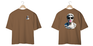 Nome do produto Camiseta Oversized Estátua Pixelizada