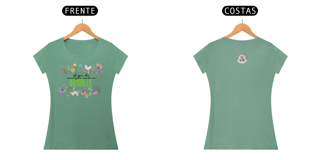 Nome do produto Camiseta Feminina Baby Long Estonada Viva De Acordo Com A Natureza