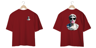 Nome do produto Camiseta Oversized Estátua Pixelizada