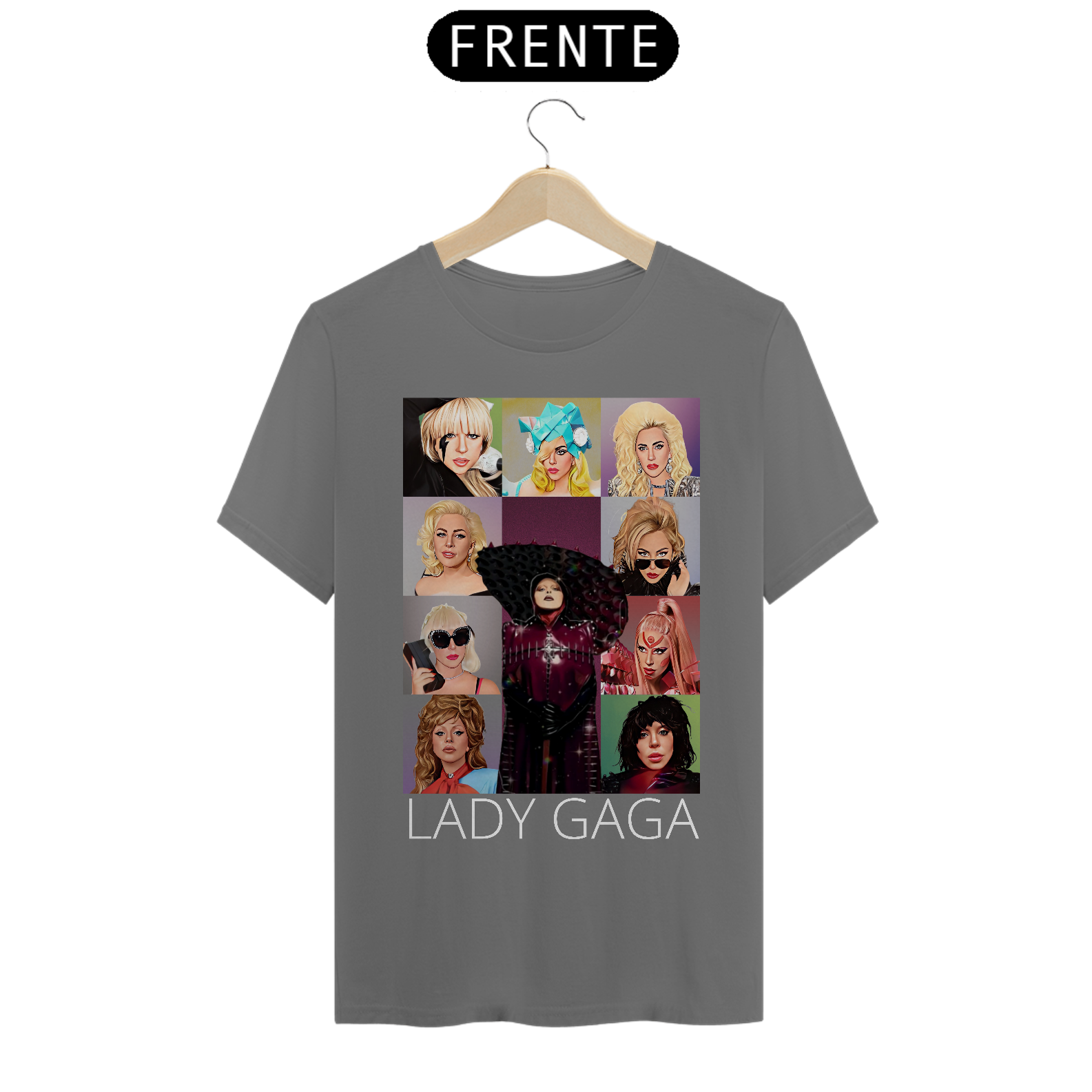 Camiseta Estonada Lady Gaga The Cartoon Eras