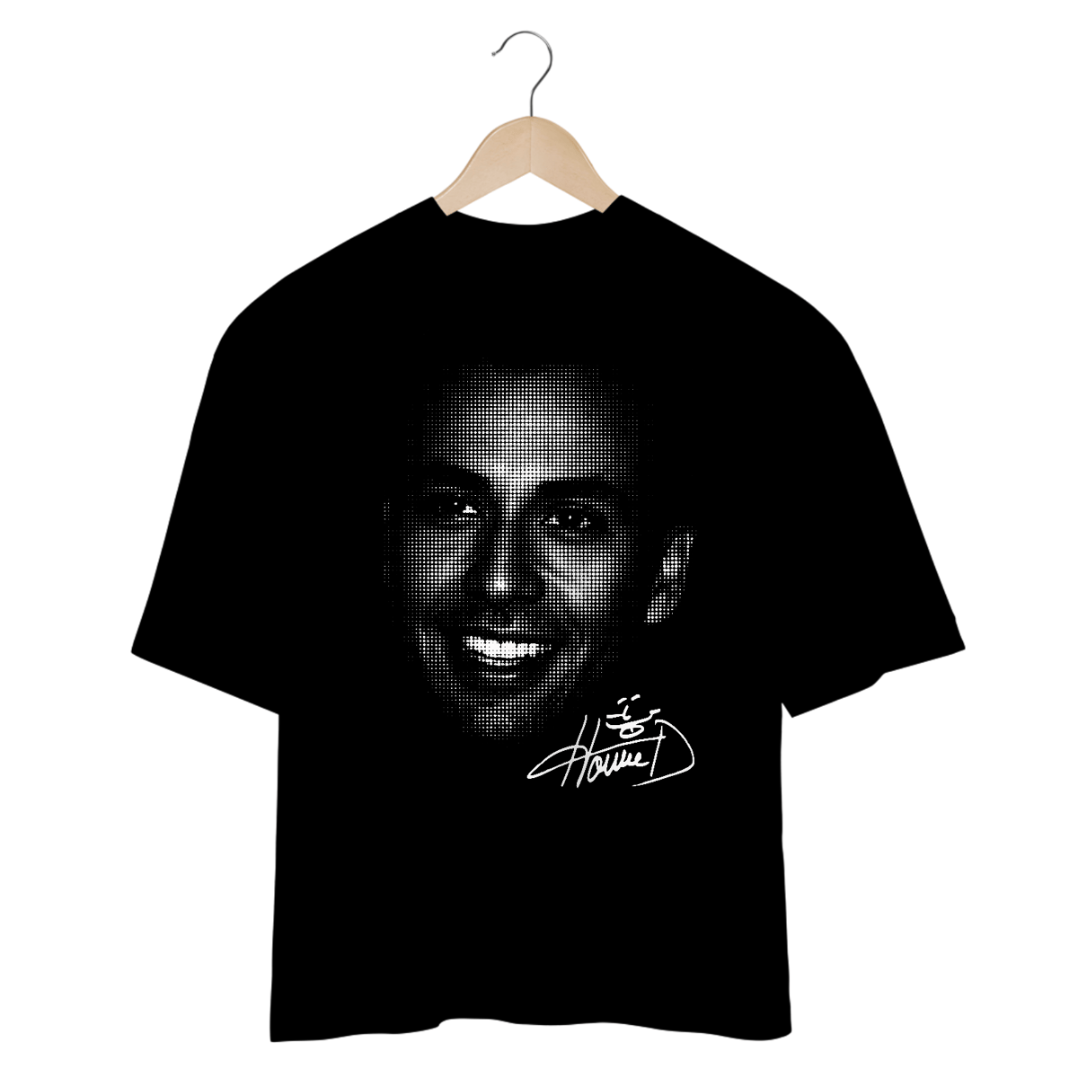 Nome do produto: Camiseta Oversized Howie Dorough Backstreet Boys Big Head Pontilhado