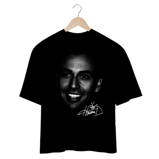 Nome do produto Camiseta Oversized Howie Dorough Backstreet Boys Big Head Pontilhado