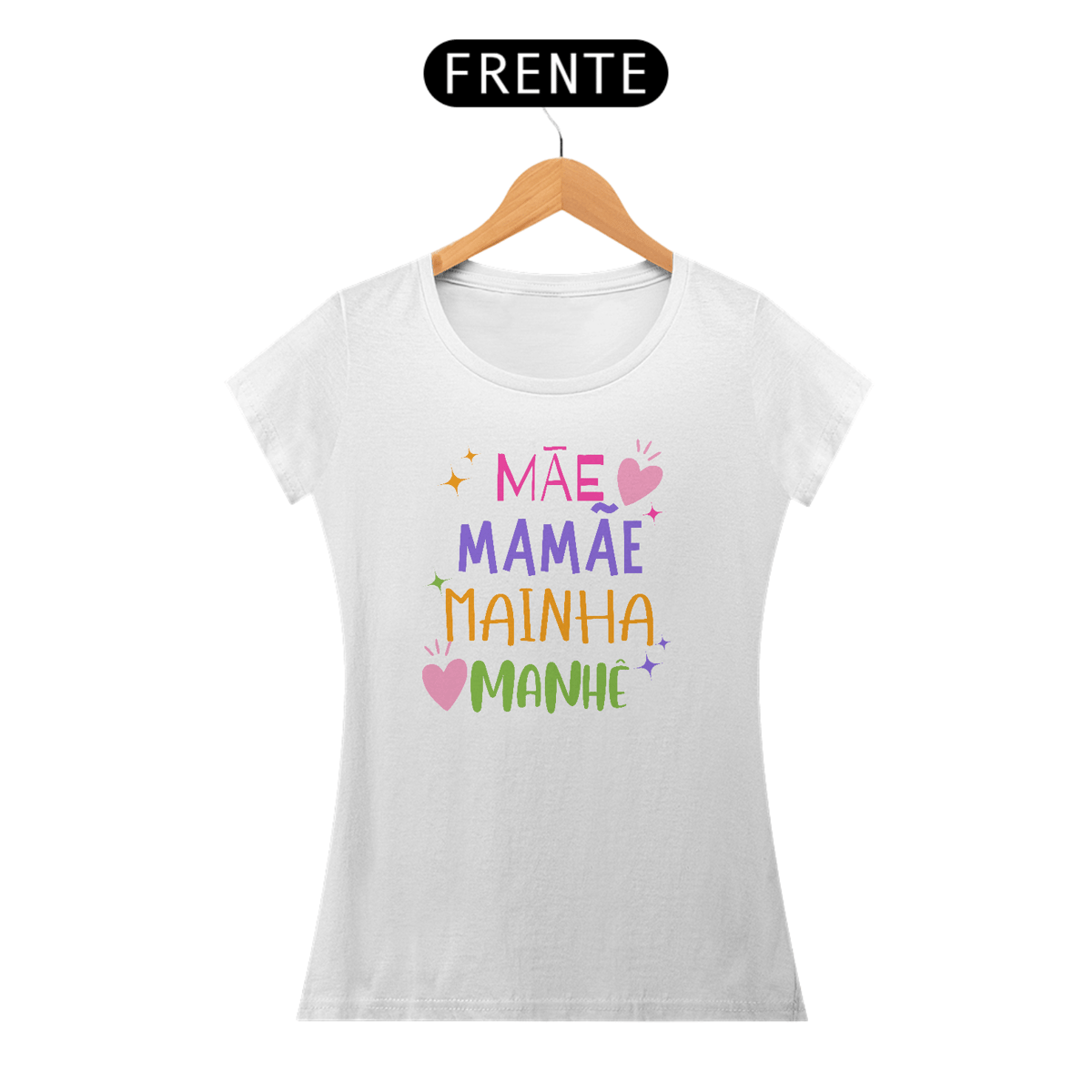 Nome do produto: Camiseta Baby Look mae mainha