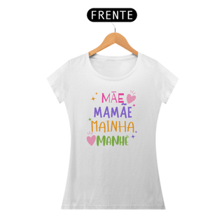 Camiseta Baby Look mae mainha