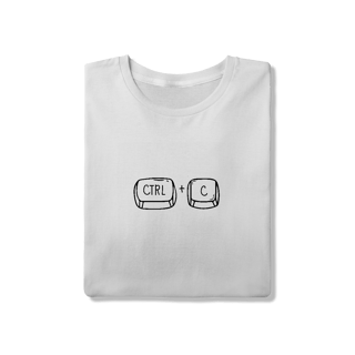 Nome do produto Camiseta Ctr + C