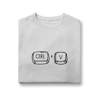 Nome do produto Camiseta infanto juvenil Ctr + V