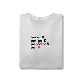 Nome do produto Camiseta &Pai Branco