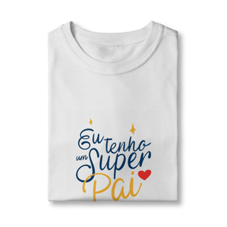 Nome do produto Camiseta infantil super pai