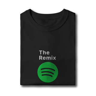 Nome do produto Camiseta infantil The Remix Preta