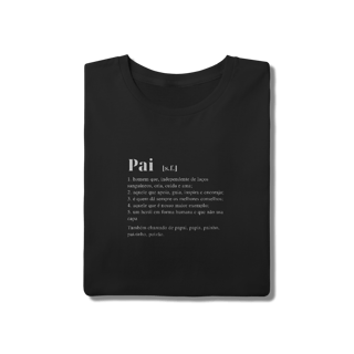 Nome do produto Camiseta significado pai preta