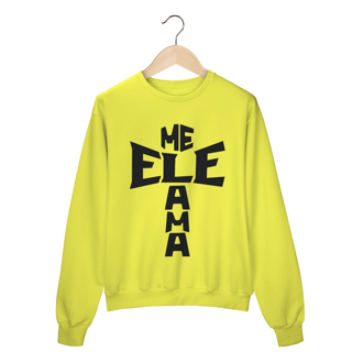 Nome do produto MOLETOM FECHADO ELE ME AMA PRETO ( varias cores )