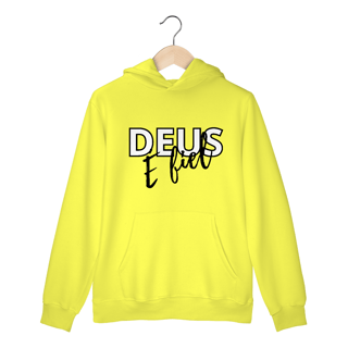 Nome do produto MOLETOM CANGURU DEUS É FIEL 01 ( varias cores )