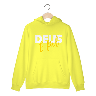 Nome do produto MOLETOM CANGURU DEUS É FIEL 02 ( varias cores )