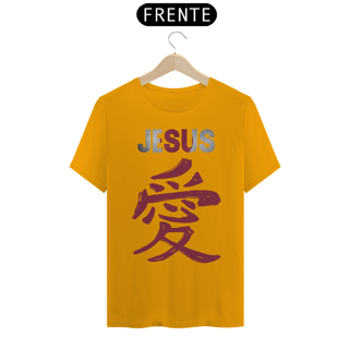 Nome do produto CAMISA JESUS AMOR EM JAPONES ( varias cores )