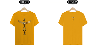 Nome do produto CAMISA QUALITY DOURADA JESUS EM CRUZ ( FRENTE e COSTAS -varias cores ) 