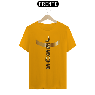 Nome do produto CAMISA QUALITY DOURADA JESUS EM CRUZ ( varias cores )