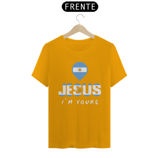 Nome do produto CAMISA QUALITY JESUS I´M YOURS ARGENTINA ( varias cores )