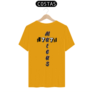 Nome do produto CAMISA QUALITY MATEUS 7.7 CRUZ PRETA ( COSTAS - varias cores )