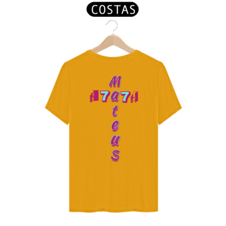 Nome do produto CAMISA QUALITY MATEUS 7.7 CRUZ ROXA ( COSTAS - varias cores )