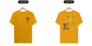 Nome do produto CAMISA QUALITY DOURADA 70X7 ( FRENTE e COSTAS - varias cores )