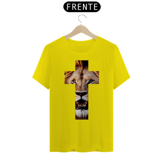 Nome do produto CAMISA CRUZ EM FORMA DE LEÃO ( varias cores )