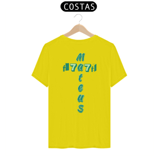 Nome do produto CAMISA QUALITY MATEUS 7.7 CRUZ VERDE ( COSTAS - varias cores )