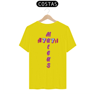 Nome do produto CAMISA QUALITY MATEUS 7.7 CRUZ ROXA ( COSTAS - varias cores )