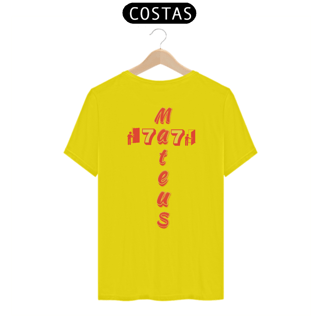 Nome do produto CAMISA QUALITY MATEUS 7.7 CRUZ LARANJA ( COSTAS - varias cores )