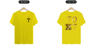 Nome do produto CAMISA QUALITY DOURADA 70X7 ( FRENTE e COSTAS - varias cores )