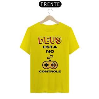 Nome do produto CAMISA QUALITY DEUS ESTA NO CONTROLE 01 ( varias cores )