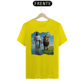 Nome do produto CAMISA QUALITY JESUS CAMINHANDO NA AGUA COM LEÃO