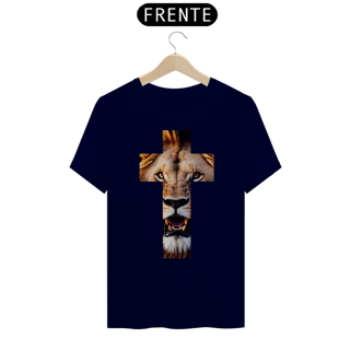 Nome do produto CAMISA CRUZ EM FORMA DE LEÃO ( varias cores )
