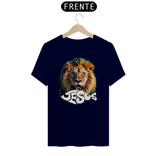 Nome do produto CAMISA COM LEÃO ESCRITA JESUS ( varias cores )