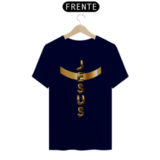 Nome do produto CAMISA QUALITY DOURADA JESUS EM CRUZ ( varias cores )