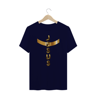 Nome do produto PLUS SIZE DOURADA JESUS EM CRUZ ( varias cores )