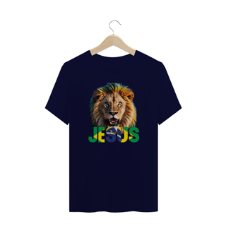 Nome do produto CAMISA PLUS SIZE LEÃO COM BRASIL ( varias cores )